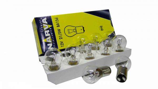 Автолампа NARVA STANDARD 12 V P21W21/4WBA15s(картон мин.10шт)