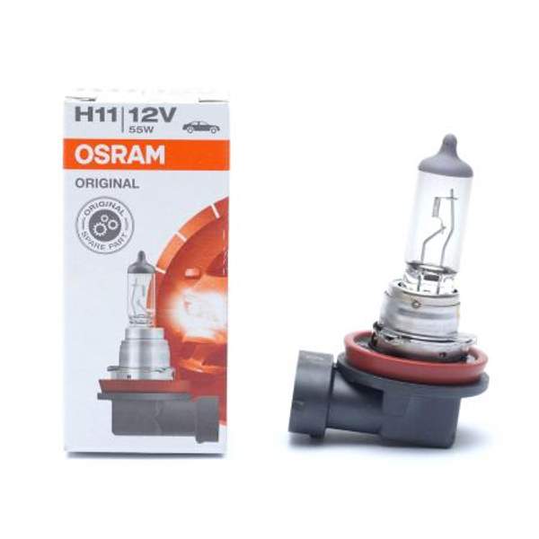 Автолампа OSRAM ORIGINAL LINE 12V H11 55W PGJ19-2 (картон) (1 шт)