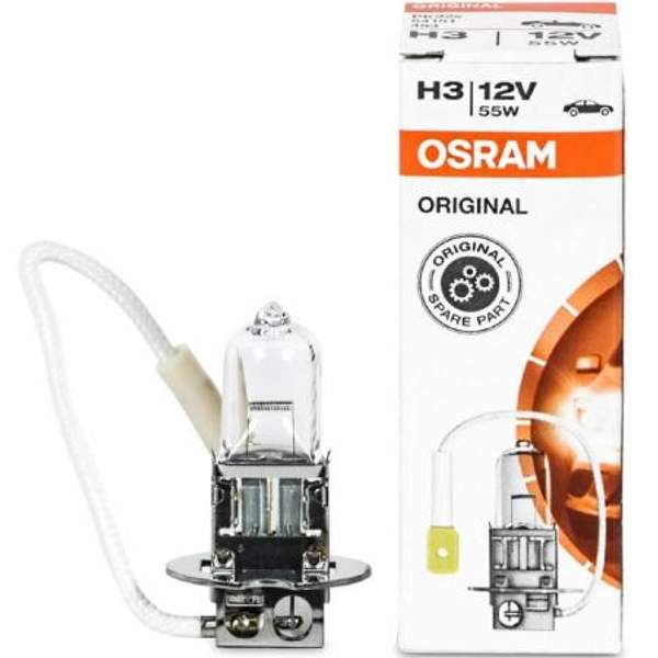Автолампа OSRAM ORIGINAL LINE 12V H3 55W PK22s (картон) (1 шт)