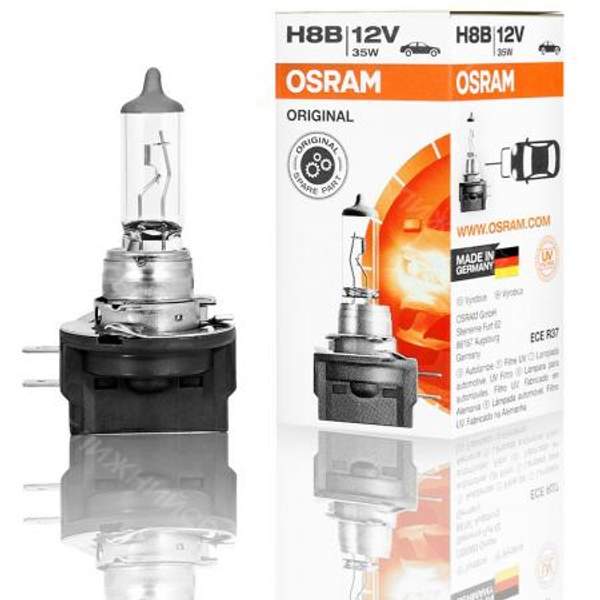 Автолампа OSRAM ORIGINAL LINE 12V H8B 35W PGJY19-1 (картон) (1 шт)