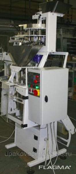 Автомат для фасовки упаковки семечек семян подсолнуха с объемным дозатором