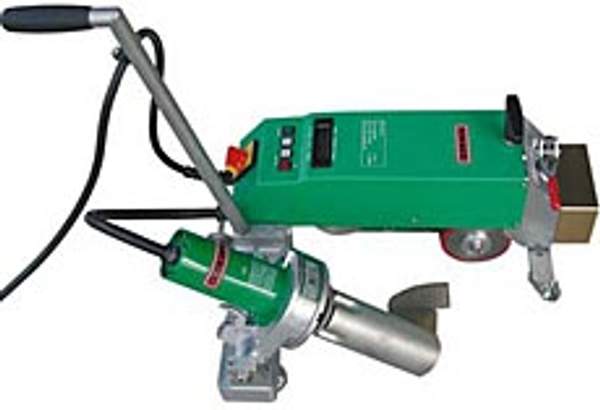 Автомат горячего воздуха Унимат V (Ляйстер, Щвейцария) для сварки внахлёст тентовых и баннерных тканей