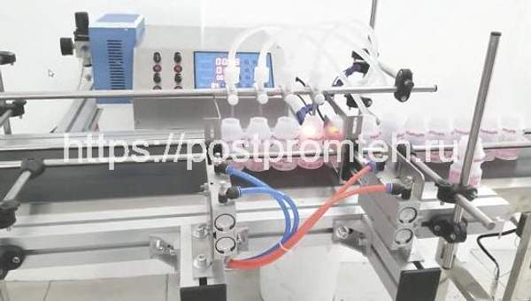 Автоматический дозатор жидкости 4 разливочных сопла (Диафрагменный насос)