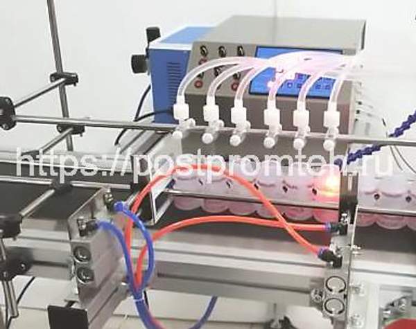 Автоматический дозатор жидкости 6 разливочных сопел (Диафрагменный насос)