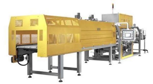 Автоматический группиратор в термоусадочную пленку