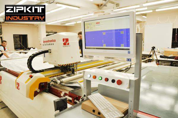 Автоматический раскройный комплекс Investronica Topaz CV070 конвейерного типа