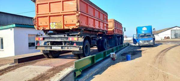 Автомобильные весы «АСП» 50 тонн 22 метра на поверхности