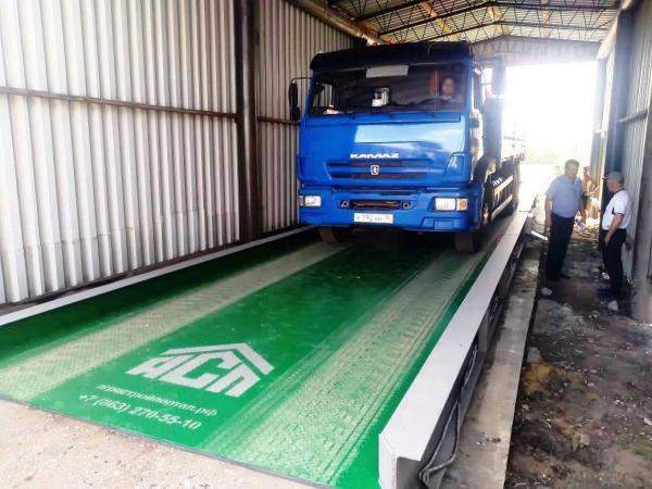 Автомобильные весы «АСП» 60 тонн 12 метров на поверхности