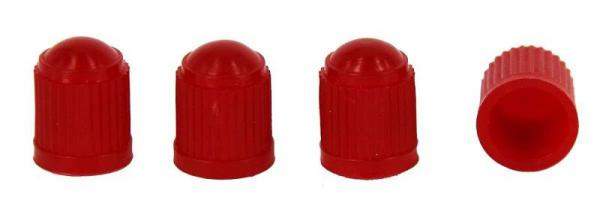 Автос Колпачки на колесные вентили пластик красные 4 шт. Img
