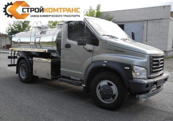 Автоцистерна(АЦПТ-4,0) на шасси ГАЗон НЕКСТ с насосной станцией от гидропривода