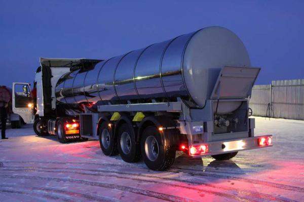 Автоцистерна Сеспель 96487В (пищевой ППЦ-25) 3 отсека