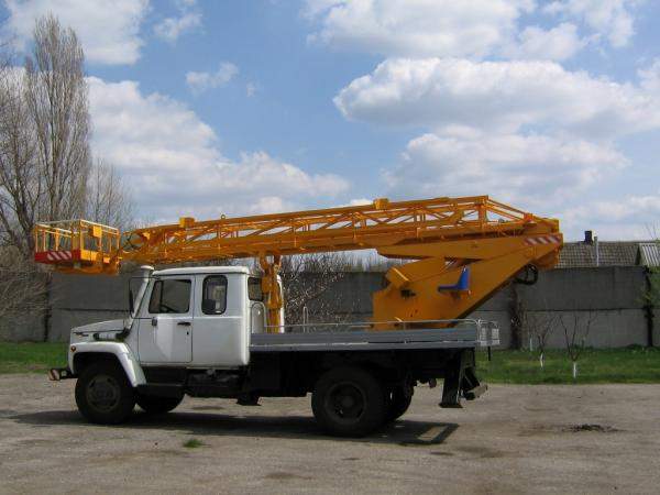 Автовышка, автогидроподъемник на базе ГАЗ