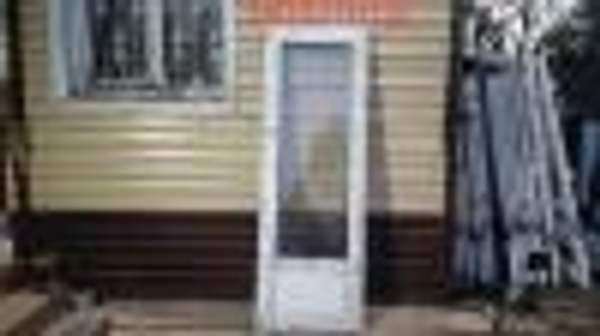 Б/У Двери Пластиковые 2050 (В) х 700 (Ш) Балконные