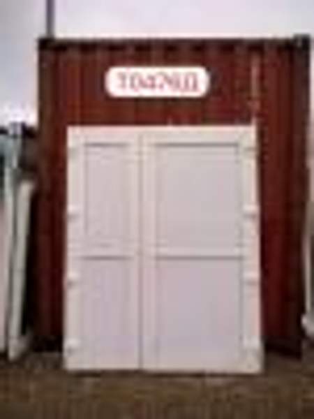 Б/У Двери Пластиковые 2090 (В) х 1650 (Ш) Входные Штульповые Сэндвич-панель