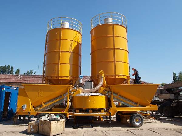 Б/У мобильный бетонный завод Fibo Intercon M22 (40-60 м3/ч) 2002 г.в.