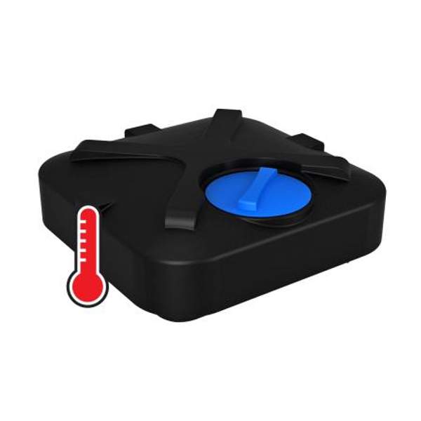 Бак для душа Rostok 250 литров с подогревом и лейкой