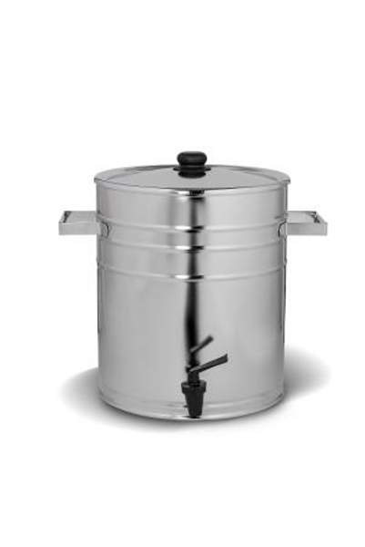 Бак для питевой воды БП-10. Бак для воды БП-10. Бак БП-10 из нержавеющей стали с краном и крышкой,объем 10л, 300х240х280мм, кран пластиковый.