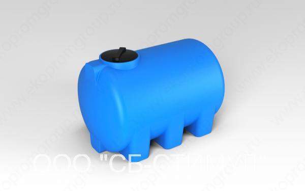 Бак горизонтальный на ножках 2000 л для воды