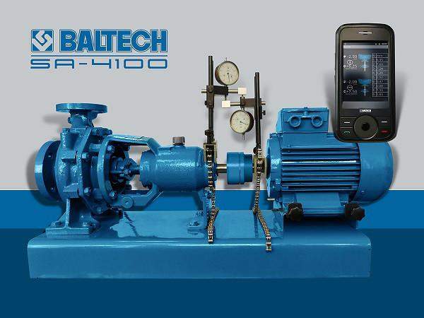 BALTECH SA-4100 - система центровки валов на базе карманного компьютера со стрелочными индикатора