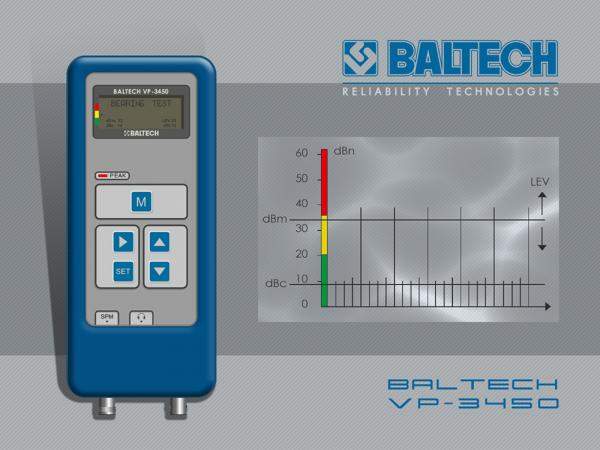 BALTECH VP-3450 - прибор для диагностики подшипников качения методом ударных импульсов