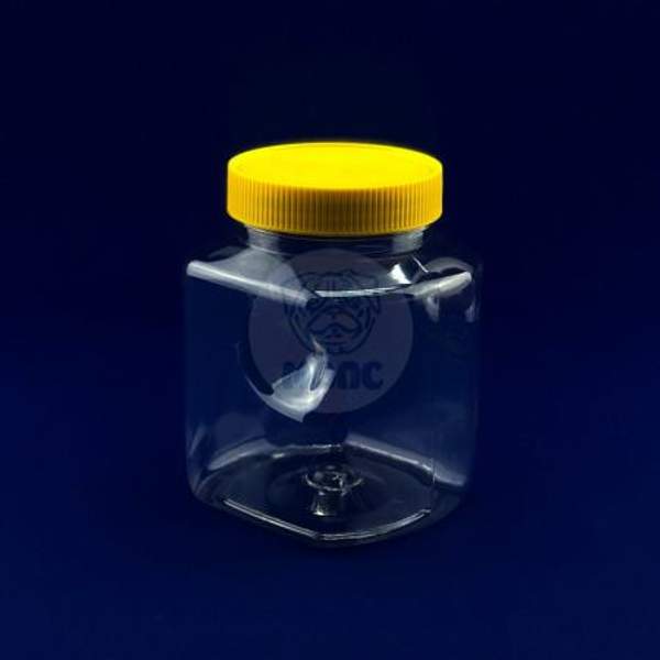 Банка под мед "Квадратная" 1,0л 1/54