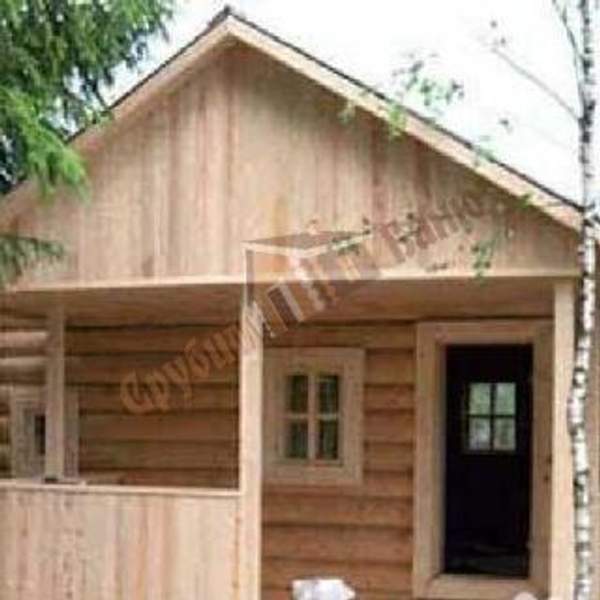 Баня 4*5 м с верандой 10 м2