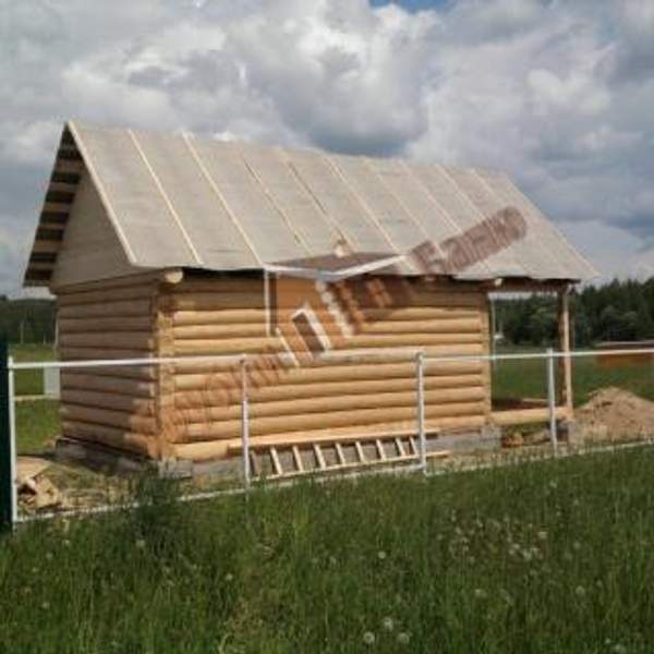 Баня 4*5 м с верандой 8 м2