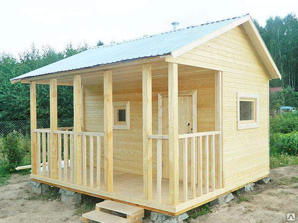 Баня строительство под ключ 4*4 метра