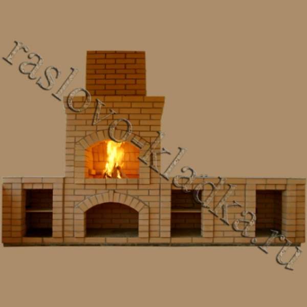 Барбекю из кирпича 001