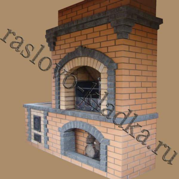 Барбекю из кирпича 004