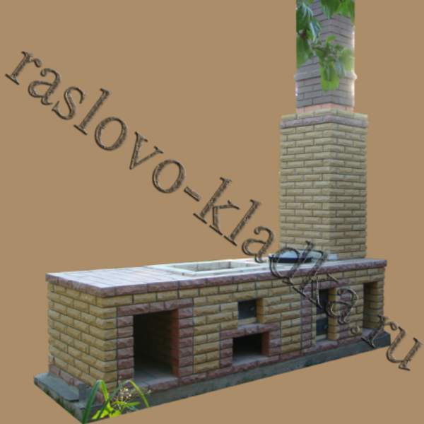 Барбекю из кирпича 005