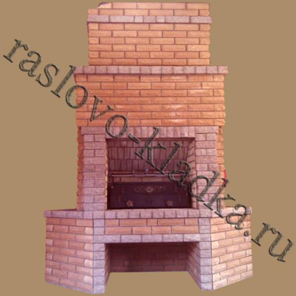 Барбекю из кирпича 006