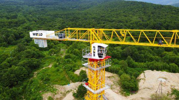 Башенный кран WELLD QTZ 250 (7527) - 16т грузоподъемность