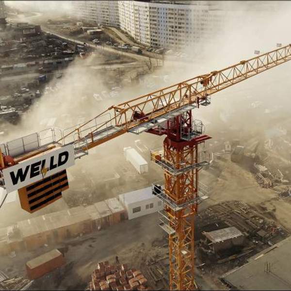 Башенный кран WELLD QTZ 250 (7530) - 20т грузоподъемность