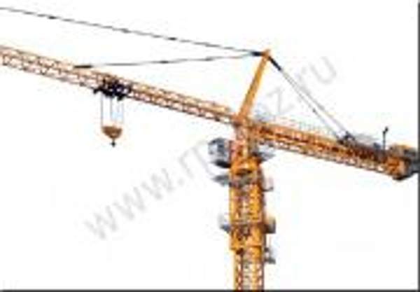 Башенные краны с нижним положение стрелы с оголовком: QTZ