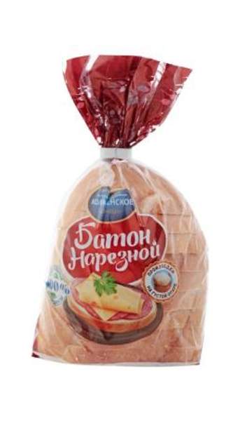 Батон Коломенское Нарезной половинка, 200 г.