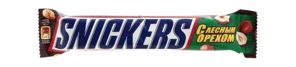 Батончик шоколадный С лесным орехом Snickers м/у 2х40.5г.