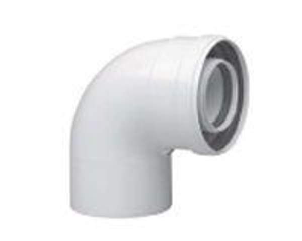 Baxi Отвод коаксиальный 90 д., диам. 125/80, НT