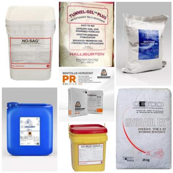 Бентонит и полимеры