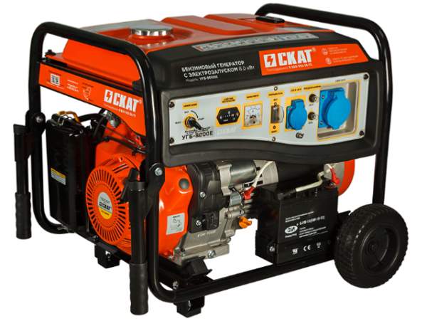 Бензиновая электростанция УГБ-8000Е 8 кВт