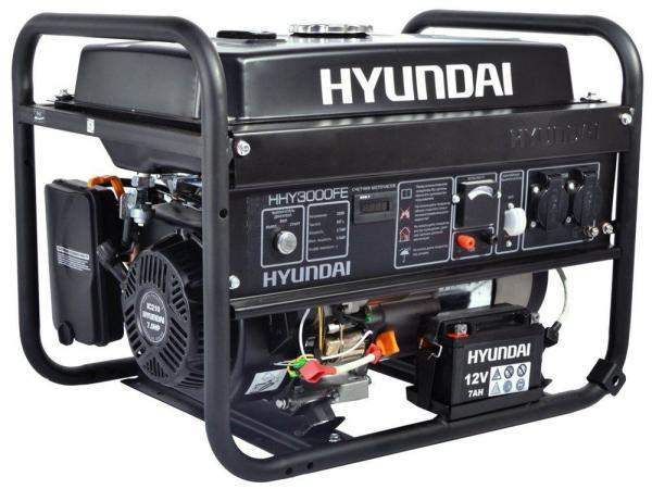 Бензиновый генератор HYUNDAI HHY 3000FE 2,8 кВт