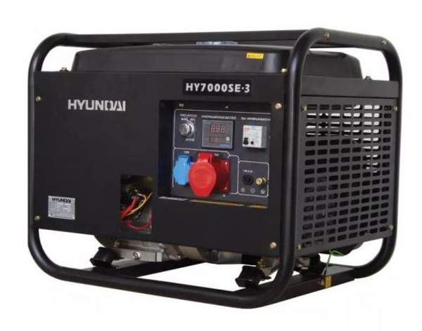 Бензиновый генератор HYUNDAI HY 7000SE-3 5 кВт