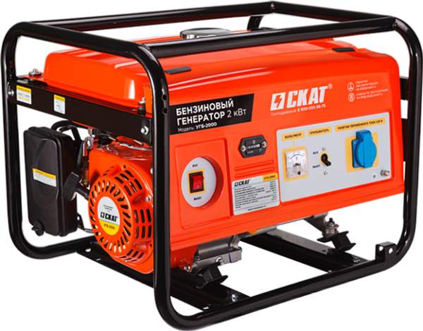 Бензиновый генератор УГБ-2000 2 кВт