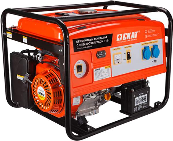 Бензиновый генератор УГБ-5000Е 5 кВт