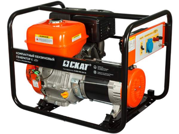 Бензиновый генератор УГБ-6000 Basic 6 кВт