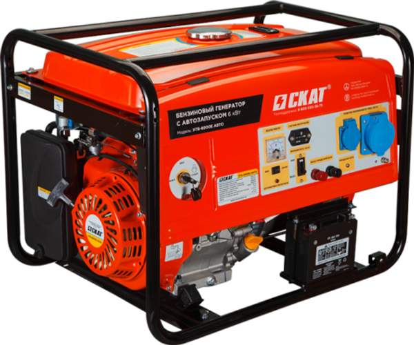 Бензиновый генератор УГБ-6000Е АВТО 6 кВт автозапуск