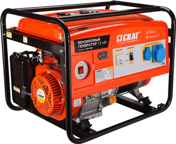 Бензиновый генератор УГБ-7500 7.5 кВт