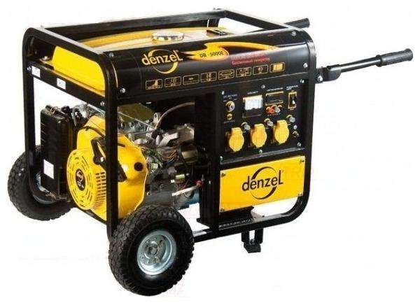 Бензогенератор Denzel DB 6000 E 5,0 кВт ном. мощн.