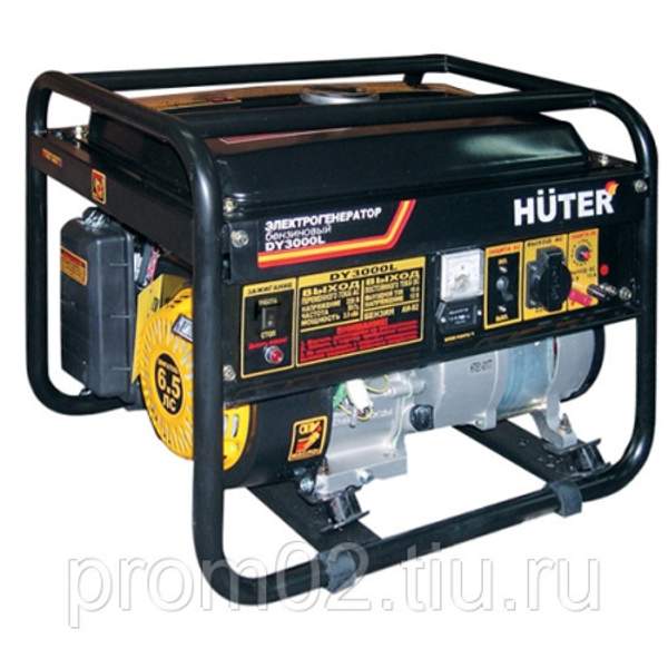 Бензогенератор Huter DY3000L (2,5кВт/230В)