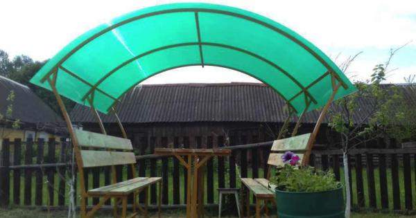 Беседка садовая летняя ИМпласт Престиж 2-3м